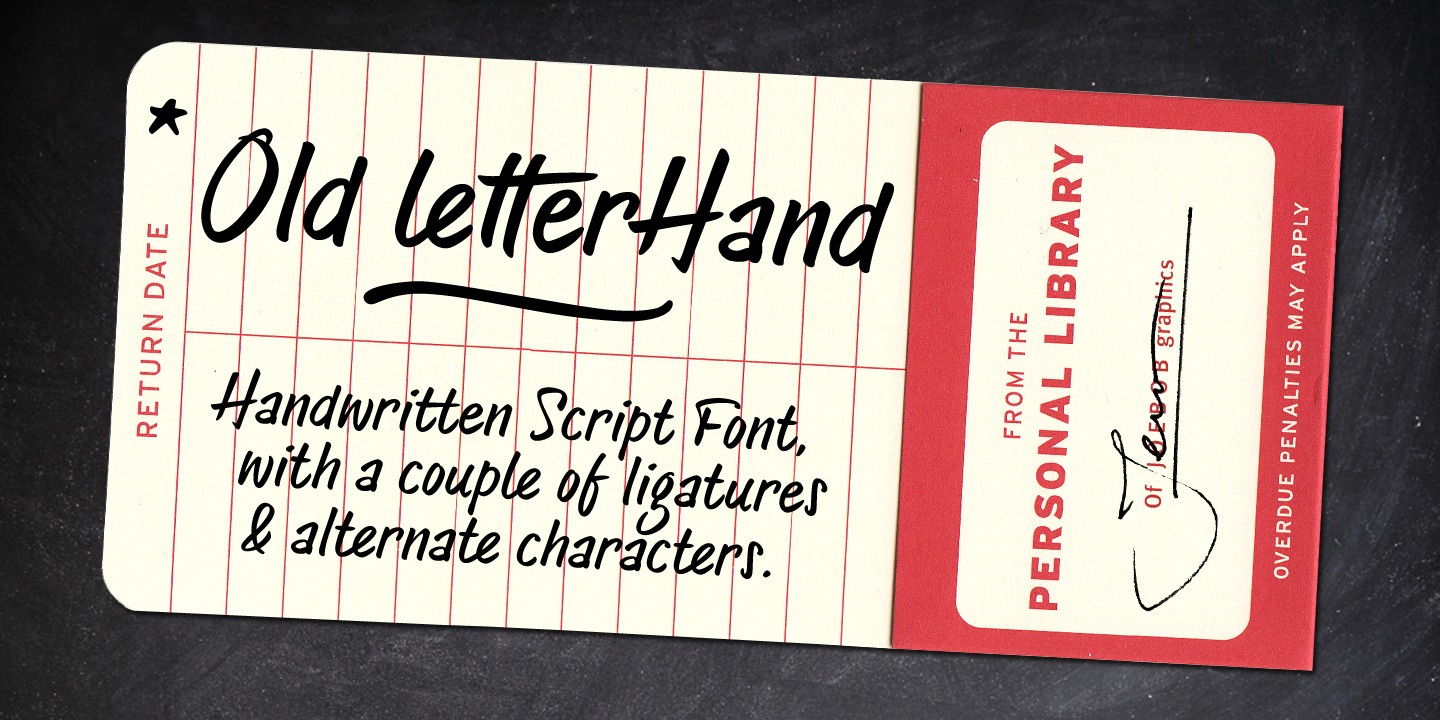 フォント Old Letterhand